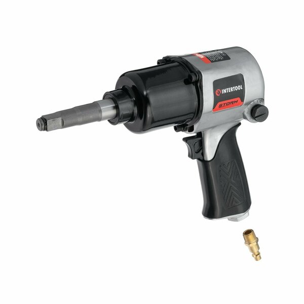Intertool 1/2 in. Air Impact Wrench, 3 in. Extended Anvil, 425 ft/lbs PT08-1103
